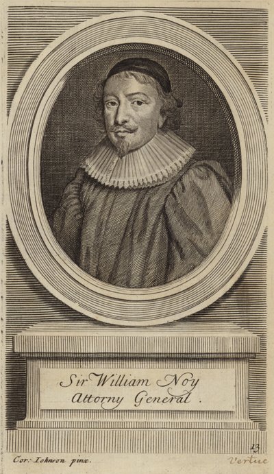 Sir William Noy door Cornelius Janssen van Ceulen